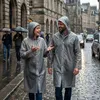 Universelle Regenjacke – Cape-Jacke Mit Kapuze, Grau Produktbild-Vorschau 8