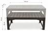 Keter Lyon Gartentisch - 116 x 71 x 40 – 65 cm - braun Produktbild-Vorschau 12