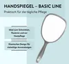 PARSA Beauty Essential Handspiegel Anthrazit, Ergonomisch & Produktbild-Vorschau 3