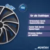 4 STK 14 Zoll Turbo schwarz PETEX Radkappen Radzierblenden Produktbild-Vorschau 3