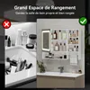 Puluomis armoire de toilette salle de bain 80cm avec 3 Voir les images du produit 10