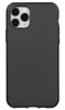 A black iPhone case shown from the back. Produktbild-Vorschau