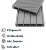 HOME DELUXE - WPC Terrassendielen SAMANA - Hellgrau, 2m² - Produktbild-Vorschau 5