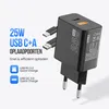 Strex USB Oplader 25W - Snellader met USB-A & USB-C - GaN - Productafbeelding-voorbeeld 6