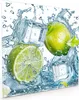 Küchenrückwand Spritzschutz Glas mit Motiv Limetten Produktbild-Vorschau 1