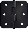 1 Gerollte Scharniere Kantige  75 x 75 mm Schwarz Produktbild-Vorschau 3