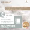 Spessarttraum Daunendecke Silber, Füllung: 100% Daunen, Produktbild-Vorschau 8