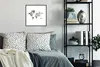 MuchoWow® MuchoWow® Gerahmtes Poster Weltkarte - Blau - Produktbild-Vorschau 2