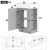 Merax Waschbeckenunterschrank mit Keramik Waschbecken, Produktbild-Vorschau 8