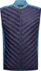 Dunkelblaue Weste "Alya Vest M" von La Sportiva; mit durchgehendem Reißverschluss und seitlichen Taschen.