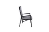 A side view of a grey reclining chair. Produktbild-Vorschau