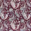 A close-up view of a paisley patterned fabric. Produktbild-Vorschau