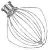 A stainless steel whisk attachment for a stand mixer. Produktbild-Vorschau