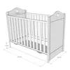 2in1 Babybett mit Matratze und Schublade 120x60cm,3 Produktbild-Vorschau 9