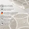 Tischdecke Wachstuch Ornamente Grau Robust Wasserabweisend Produktbild-Vorschau 2