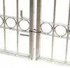 A close-up view of a metal garden gate, showing the latch mechanism. Produktbild-Vorschau