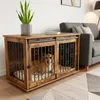 Relaxdays Gabbia per cani, gabbia con ripiano e rotelle, 2 Anteprima dell’immagine prodotto 2