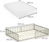 Lit pour enfant Vitalispa Minno Grège 140x200 avec matelas, Voir les images du produit 2