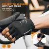 ROCKBROS Fahrradhandschuhe Rutschfester Halbfinger Produktbild-Vorschau 4