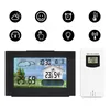 Funk Wetterstation mit LCD Farbdisplay + Außensensor Innen Produktbild-Vorschau 8