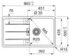 Franke Maris Centro Einbauspüle Fragranitspüle CNG 611-86 Produktbild-Vorschau 3
