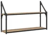 vidaXL Wandregal Wandhalterung Artisan-Eiche 80 x 21 x 51 Produktbild-Vorschau 1