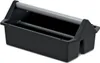 A black plastic tool caddy with a gray handle is shown against a white background. Podgląd zdjęcia produktu