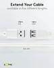 goobay USB 2.0 Hi-Speed Verlängerungskabel weiß 3 m Produktbild-Vorschau 4