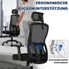 HOOLAMYIE Bürostuhl ergonomisch bis 200 kg, Produktbild-Vorschau 3