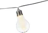 LED Solar Lichterkette Glühbirnen 4,5m Kunststoff Warmweiß Produktbild-Vorschau 3