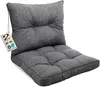 sunnypillow Polster für Gartenmöbel - 2er Set : Sitzkissen Produktbild-Vorschau 1