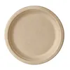 PAPSTAR Zuckerrohr-Teller "pure" rund 230 mm 50er Produktbild-Vorschau 1