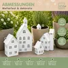 UNUS Dekohäuser Lichthäuser aus Metall Weihnachtsdekoration Produktbild-Vorschau 7