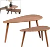 H&S Decoration | Set de deux tables d'appoint - 80 x 40, 60 Voir les images du produit 2