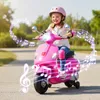 COSTWAY dětská motorka elektrická, Vespa 12V motorka s Náhled obrázku produktu 2