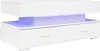 A white coffee table with LED lighting. Náhľad obrázku produktu