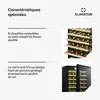 Klarstein Bevora Réfrigérateur à vin 48 bouteilles – Cave à Voir les images du produit 6