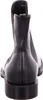The back view of a black leather Chelsea boot. Voir les images du produit