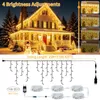 Eisregen-Lichterkette, 30 m, 660 LEDs, warmweiß, IP65 Productafbeelding-voorbeeld