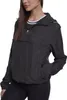 A woman wearing a black windbreaker. Produktbild-Vorschau