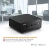 A mini PC on a desk in an office setting. Produktbild-Vorschau