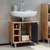 Waschbeckenunterschrank Vicco Fynn Anthrazit/Goldkraft Produktbild-Vorschau 3