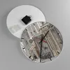 Wanduhr - Rund - Glasuhr - Architektur Zeichnen Montmartre Produktbild-Vorschau 2