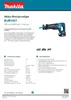 Makita DJR187ZK Akku Reciprosäge Säbelsäge 18V Solo ohne Akku Ladegerät online kaufen 0088381806138 358809 16080 339128 Produktbild-Vorschau