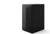 A black speaker is shown against a white background. Voir les images du produit