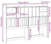 vidaXL Kopfteil mit Stauraum Weiß 150 cm Massivholz Kiefer Produktbild-Vorschau 8