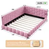 Lit rembourré INONEFT 140x200 cm avec LED et port USB, Voir les images du produit 5