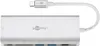 goobay USB C Multiport Adapter HDMI 4K 30 Hz USB/CR/RJ45/PD Voir les images du produit 1