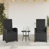 vidaXL Poltrona da giardino con poggiapiedi 2 pz. Anteprima dell’immagine prodotto 2