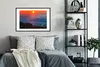 MuchoWow® Gerahmtes Poster Oranger Sonnenuntergang über Produktbild-Vorschau 2